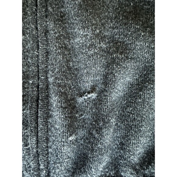 Robert Barakett Merino Wool Zip Sweater Jacket Gray XL Full Zip Bomber - Picture 7 of 9